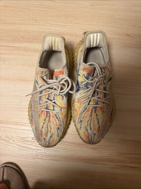 Colorful Knit Sneakers - Multicolor Pattern